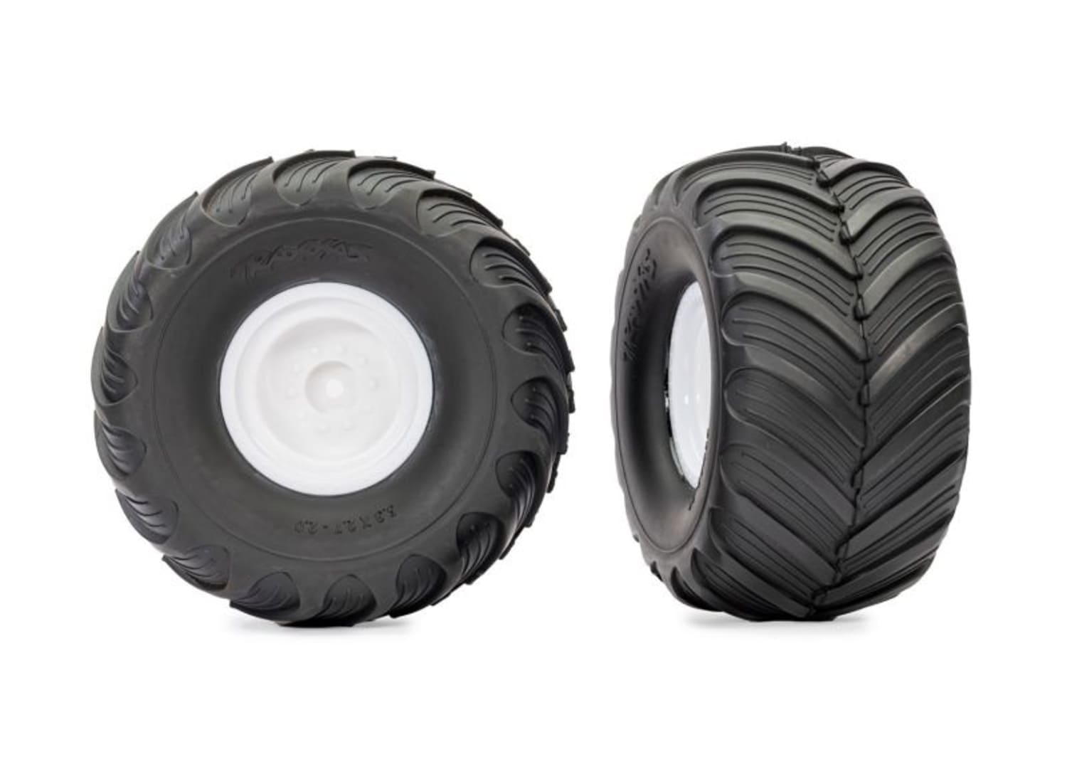 Traxxas Terra Groove Reifen auf Felge weiss _2_ - RC-Zubehoer