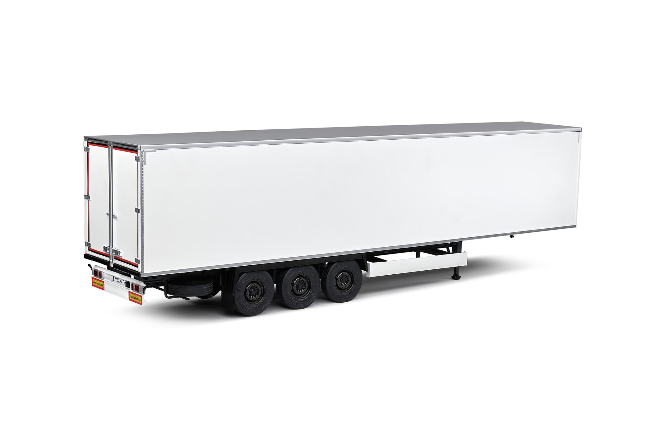 Solido 1_24 Kuehltrailer in weiss - Die-cast Modell mit detaillierten Oeffnenden Tueren