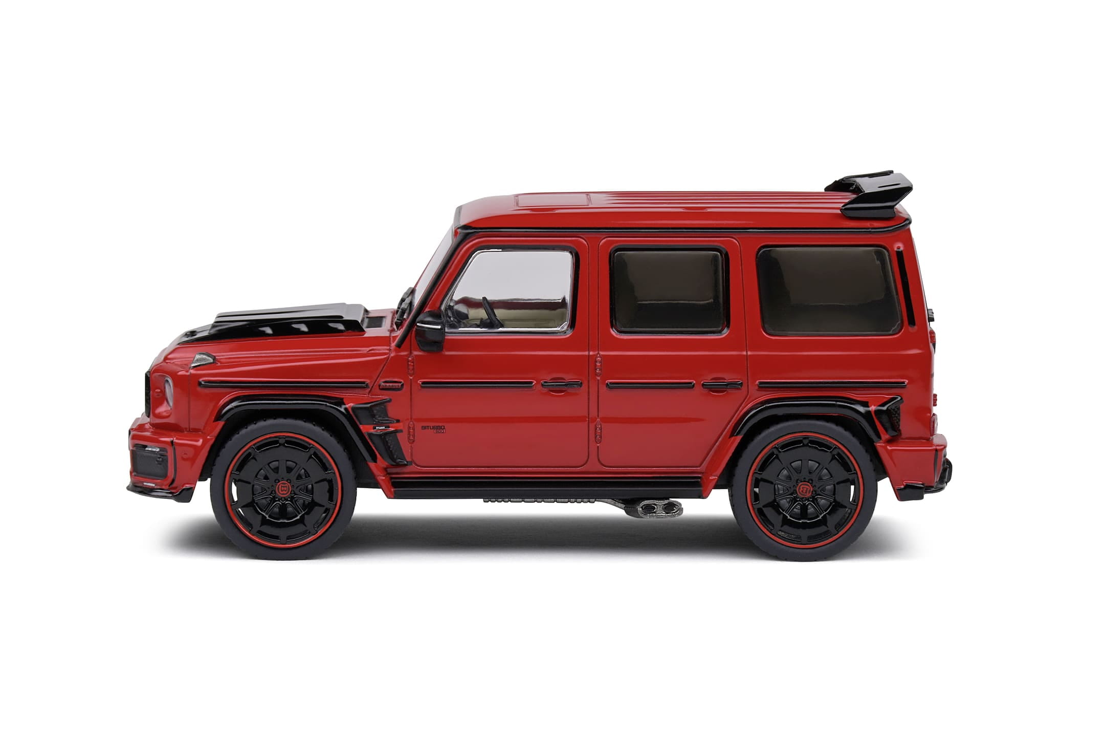 Brabus Widestar 2022 Modellauto in Red Pearl – Massstab 1_43_ Detailgetreu_ Solido