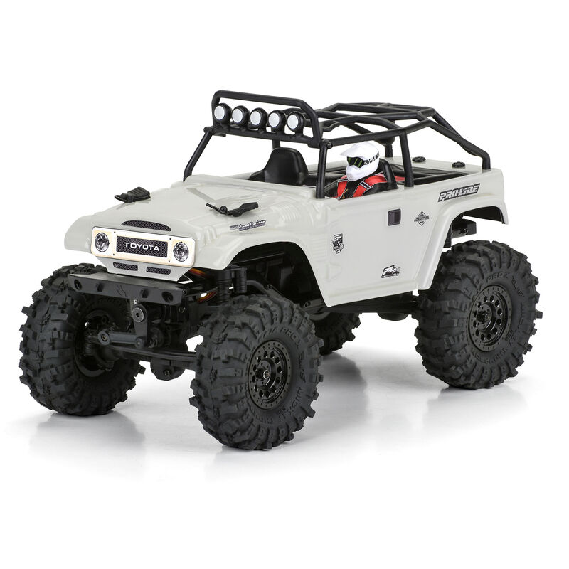 Proline 1_24 1979 Toyota Lund Cruiser FJ40 Unlackiert Karosserie with Trail Cage_ SCX24 Ersatzteil