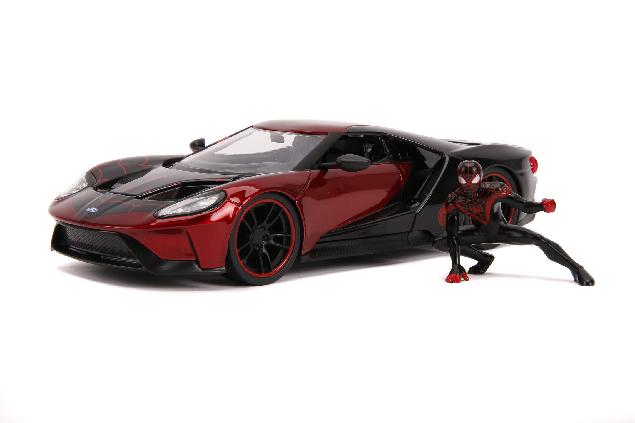 Jada Marvel 2017 Ford GT 1:24 Modellauto Ro-schw.