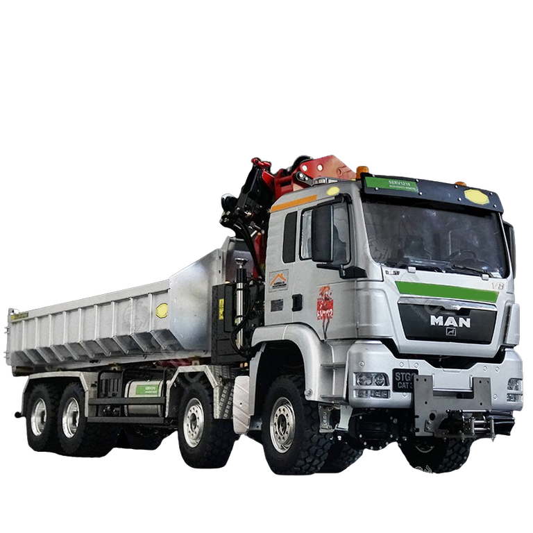 Lesu 1_14 MAN TGS 8x8 Abroller mit Ladekran - RC-Zubehoer