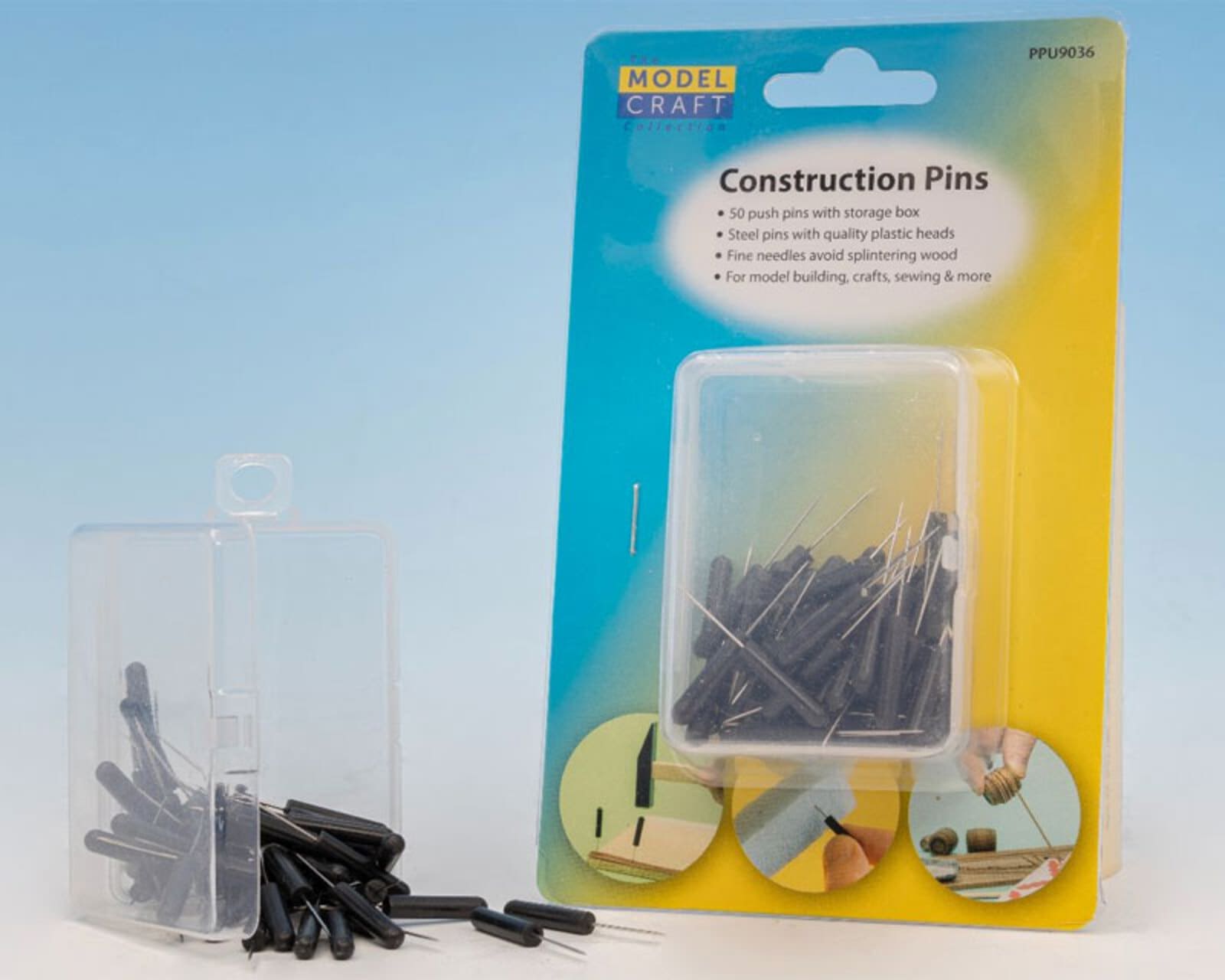Zubehoerartikel - Modellbaunadeln 50 Stueck Modellbaunadeln 50 Stueck - Modellzubehoer