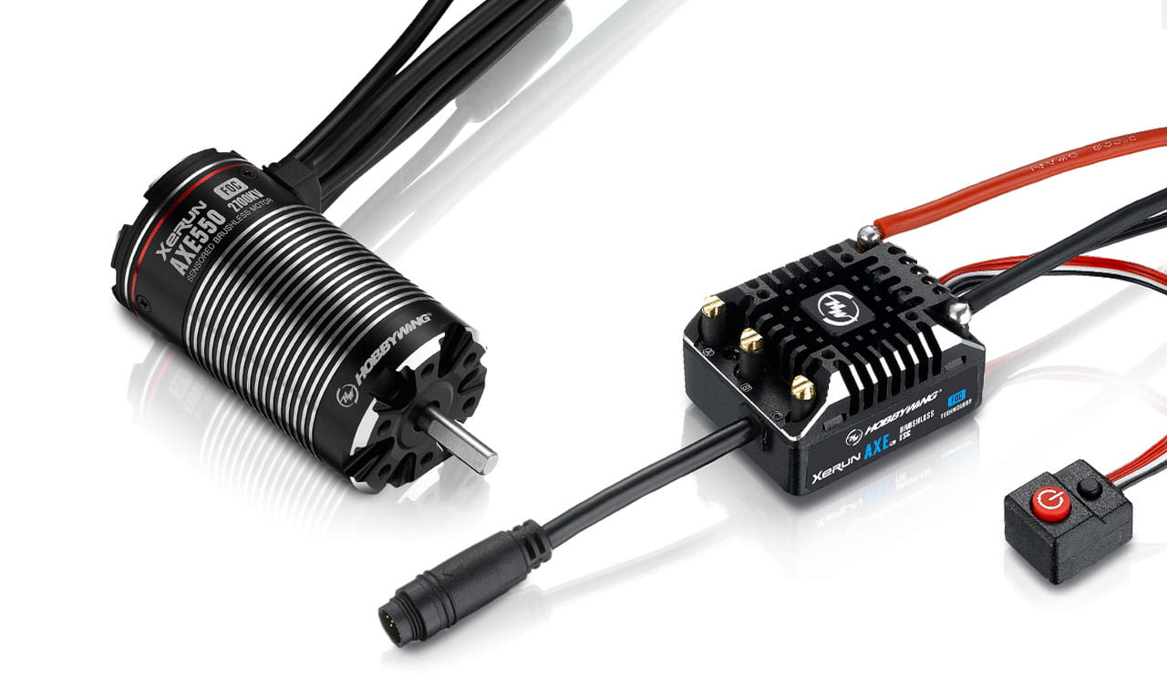 Hobbywing Xerun Axe550 FOC Combo für Rock Crawler 2700kV Motor, Regler