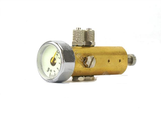 Lesu Hydraulik Druckbegrenzer _DBV_ mit Manometer - RC-Zubehoer