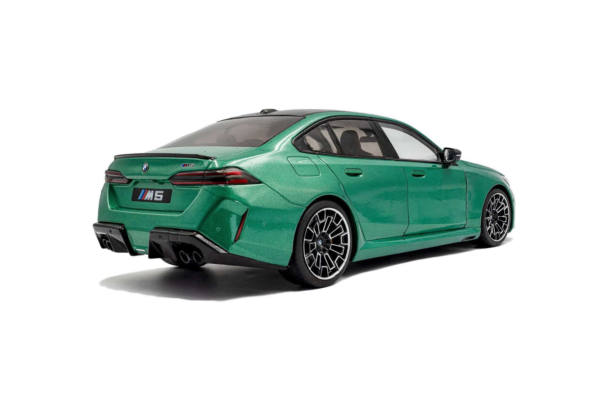 Solido BMW M5 G90 Isle of Man Green Standmodellauto im Massstab 1_18