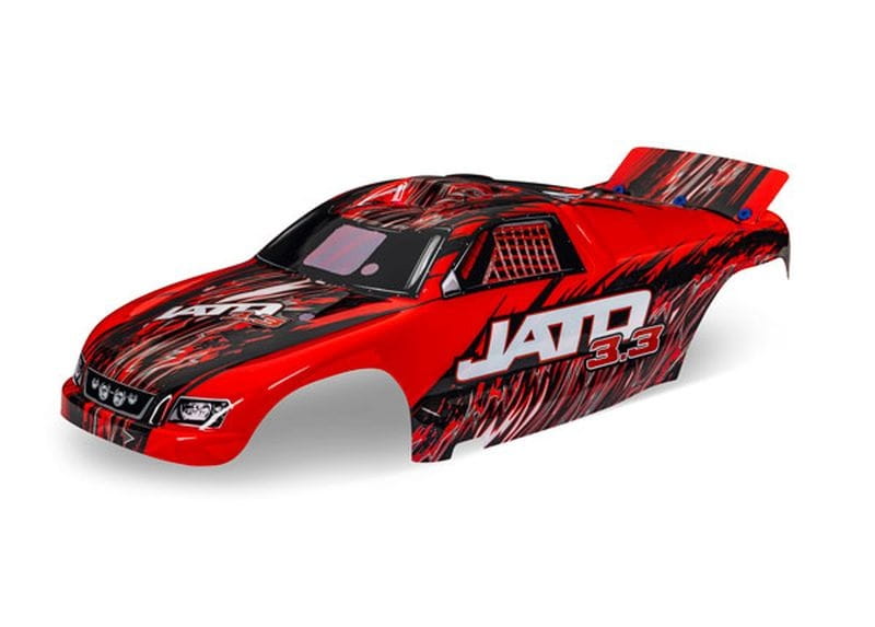 Traxxas Karosserie Jato rot _lackiert _ Decals_ - RC-Zubehoer