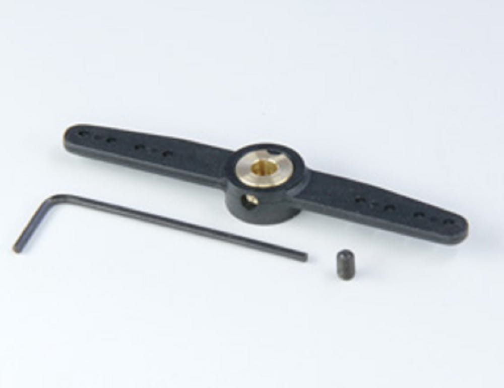 Krick Ruderhebel 2-armig 71mm_4mm Bohrung - RC-Zubehoer