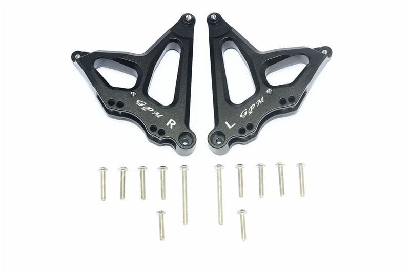 GPM Alu Daempferbefestigung hinten schwarz fuer Traxxas UDR - RC-Zubehoer