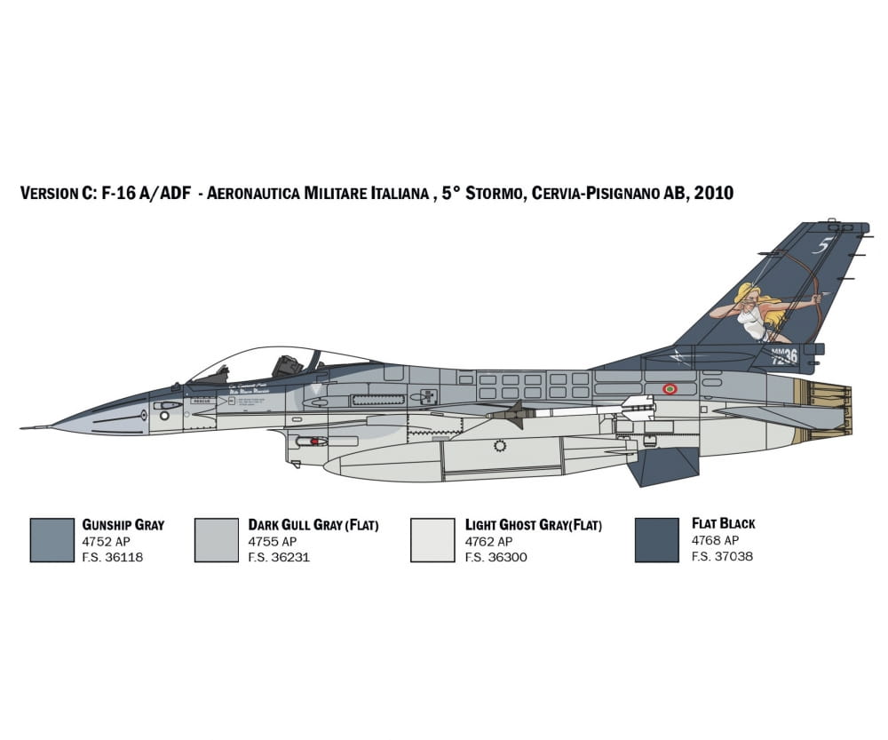 Italeri 1:48 F-16A Fighting Falcon