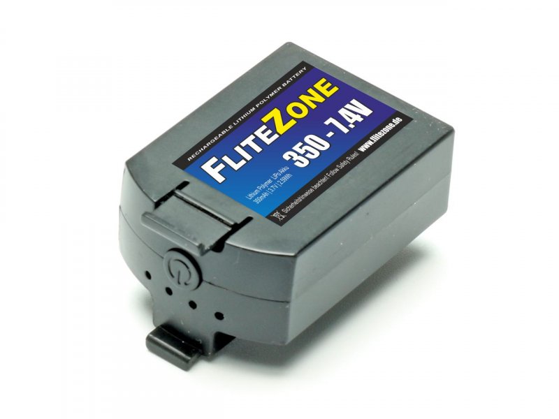 FliteZone Lipo Akku 7_4V 350mAh fuer Hubschrauber z.B B0105 - RC-Zubehoer