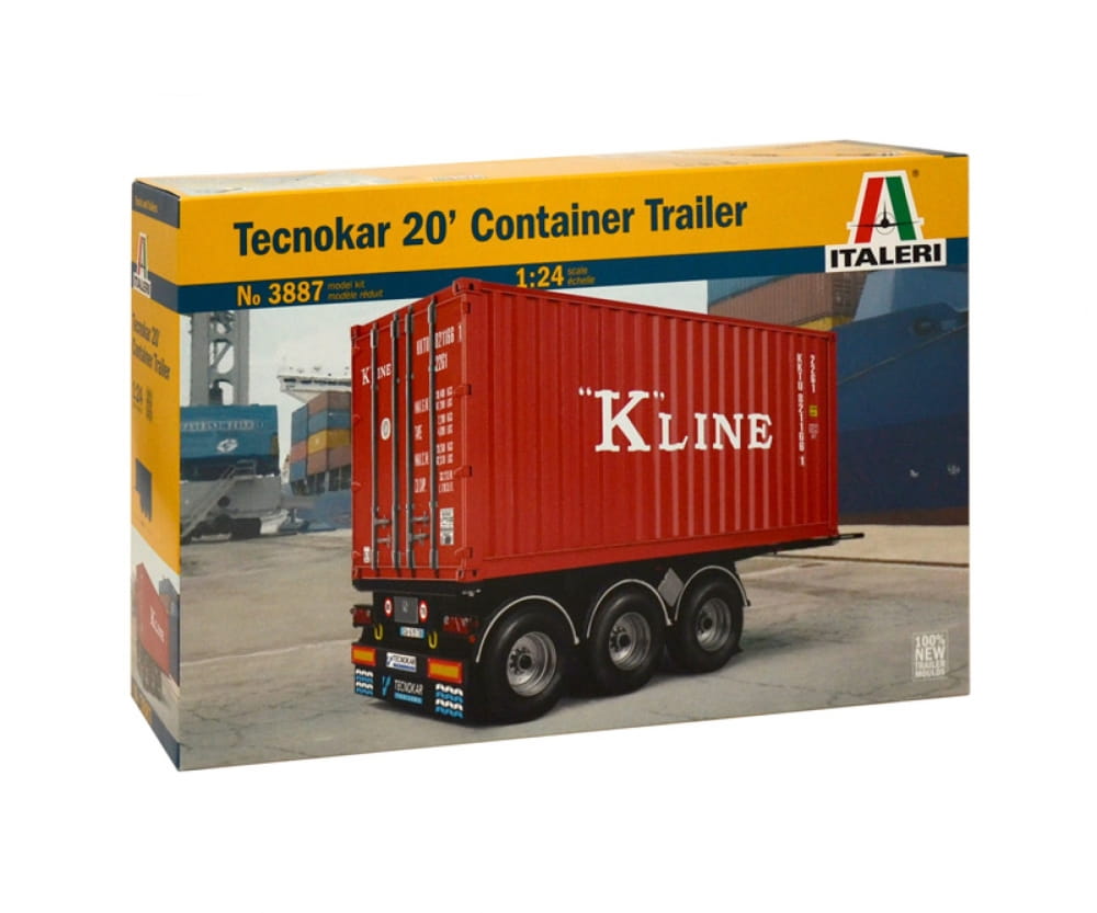 Italeri 1:24 20' Container Trailer