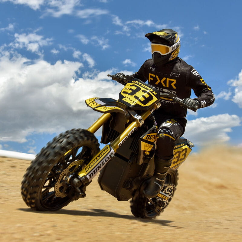 Proline 1_4 Dunlop Geomax MX33 CR4 Front Reifen MTD Black_ Promoto-MX - RC-Zubehoer