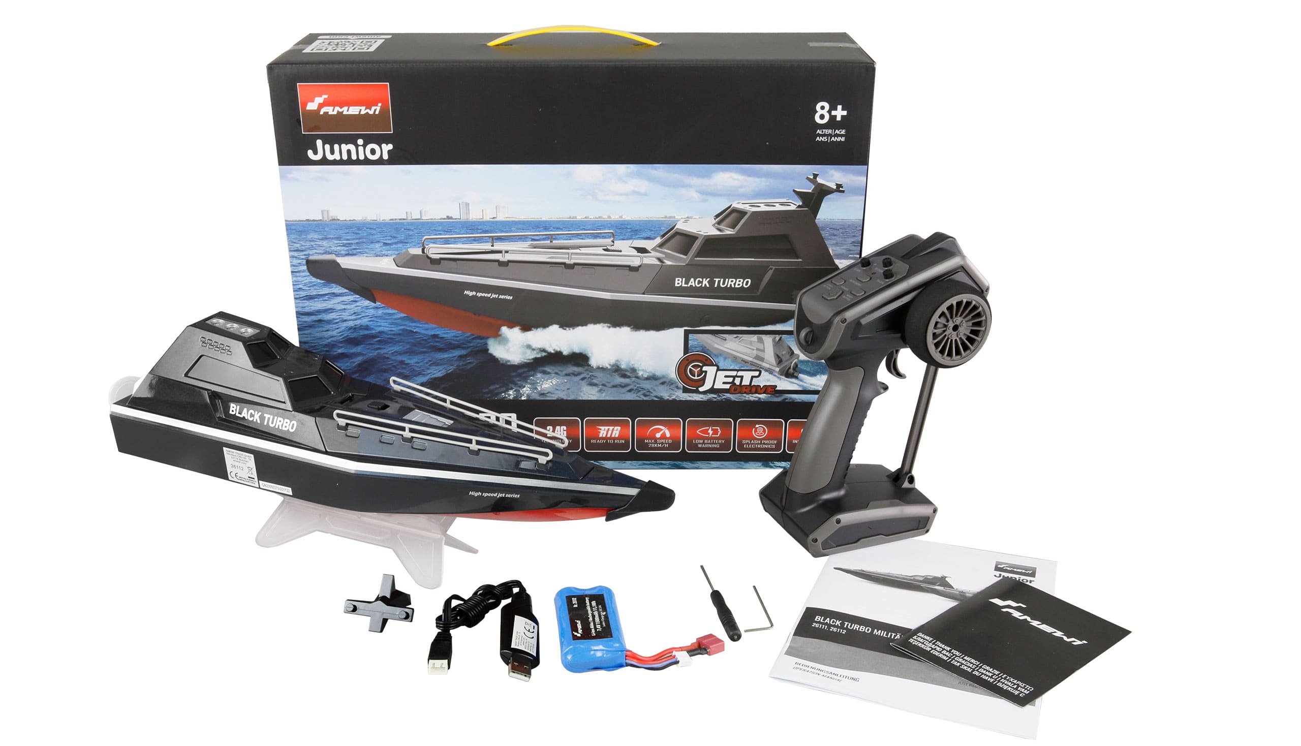 amewi-rc-black-turbo-militaerboot-mit-jetantrieb-420mm-rtr-schwarz