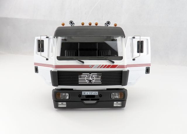 Wedico Dekor Mercedes rot-silber - RC-Zubehoer