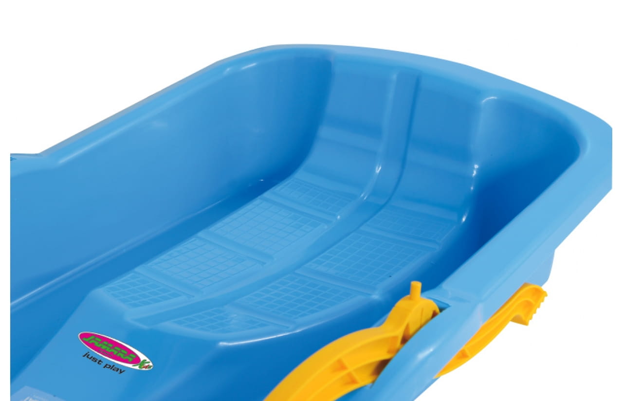 Jamara Snow Play Bob Schlitten Karol mit Bremse 80cm blau