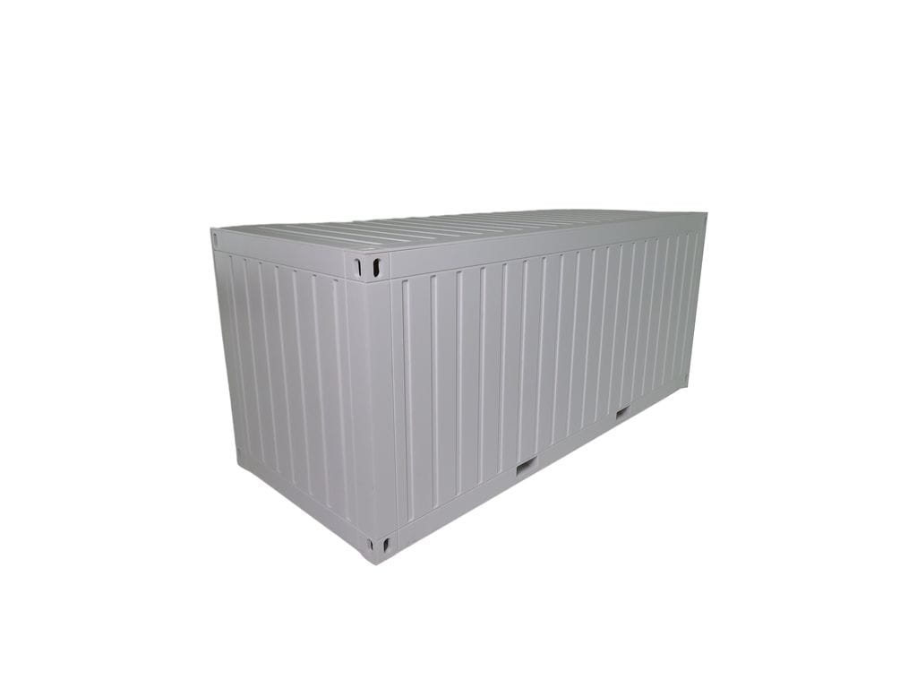 Thicon 1_14 20-feet Container mit Tuer aus Kunststoff weiss_ Bausatz - RC-Zubehoer
