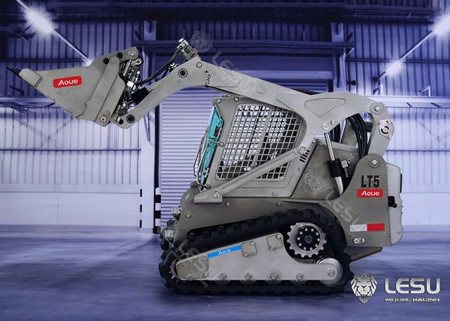 Thicon 1_14 Kompaktlader mit Kettenfahrwerk weiss_schwarz Bausatz - RC-Zubehoer