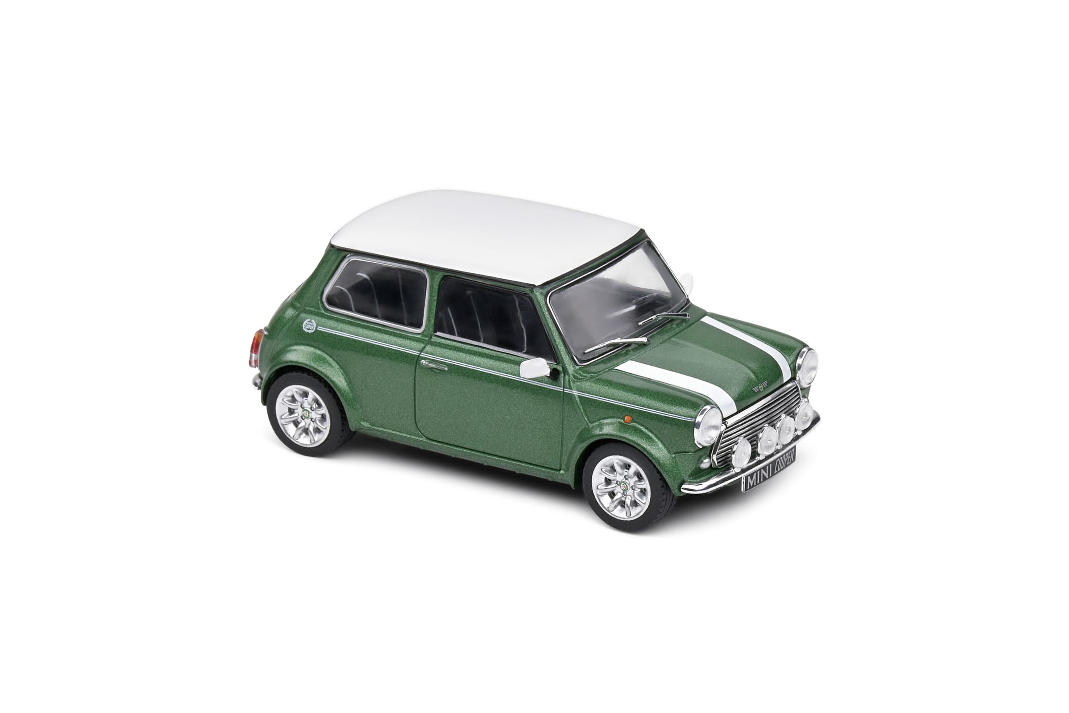 Mini Cooper S 1994 Modellauto in British Racing Green 1_43 Massstab von Solido