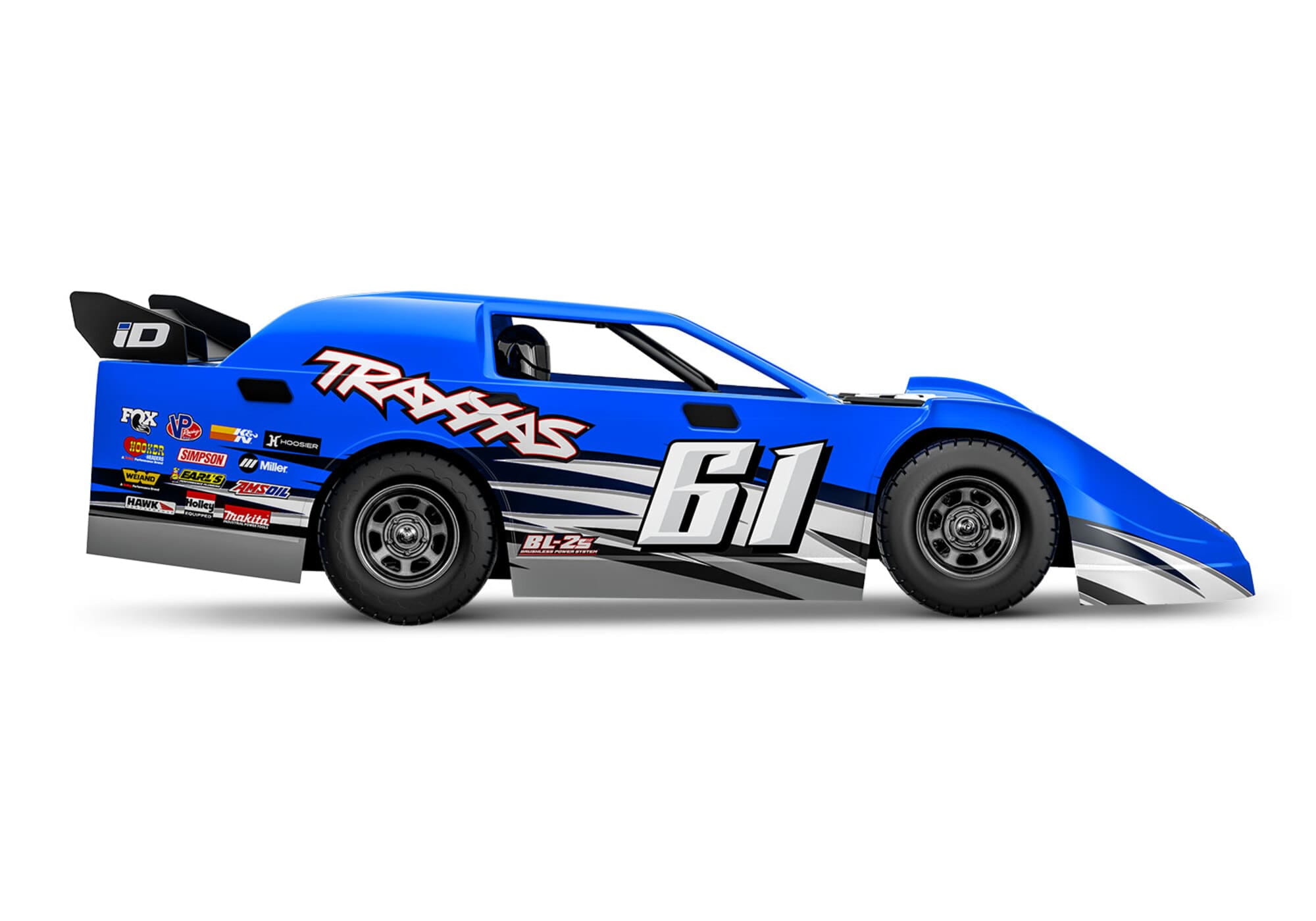 Traxxas Slash Late Model BL-2s Dirt Oval 1-10 Blau