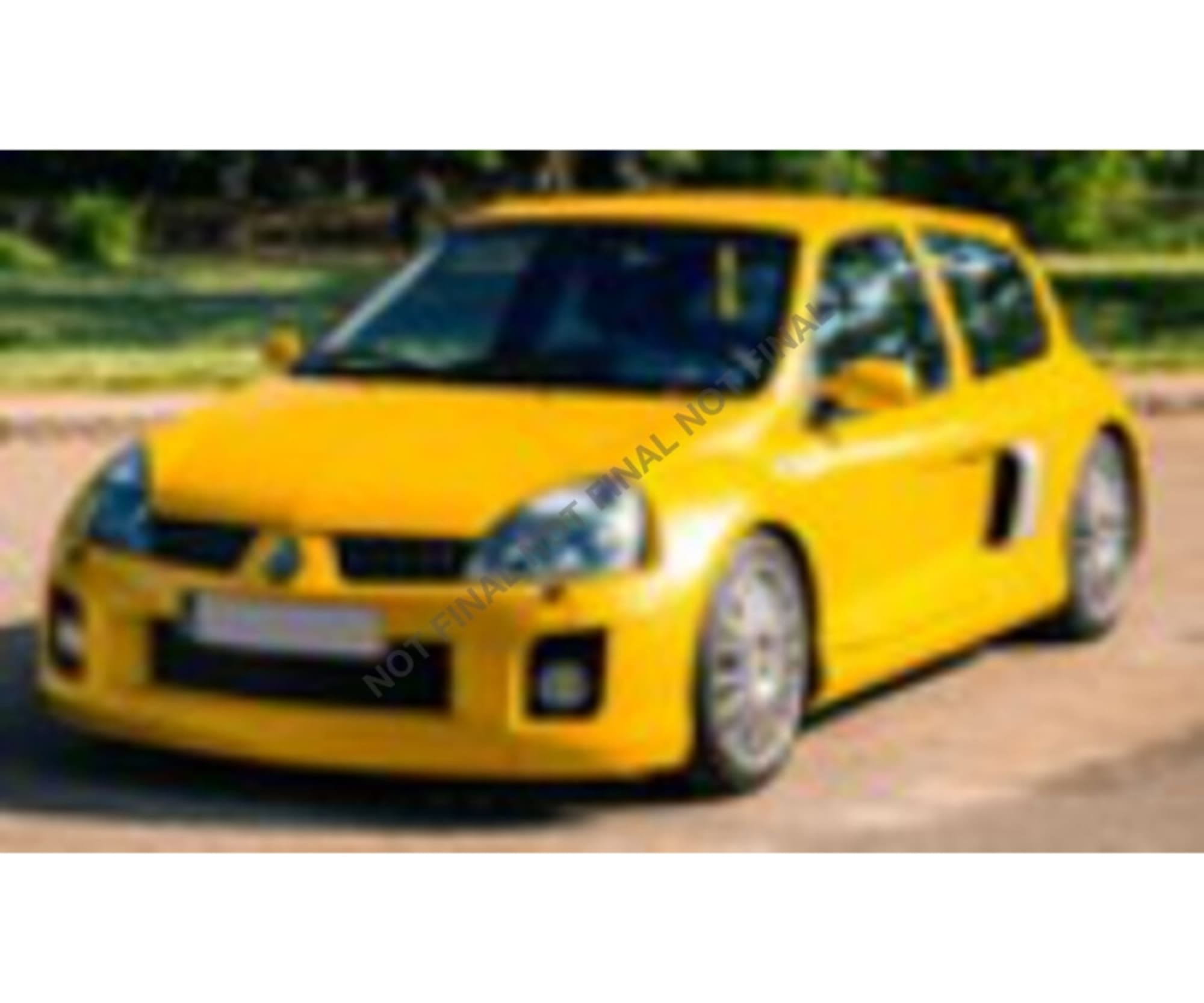 Solido 1_43 Renault Clio V6 PH.2 Jaune Sirius
