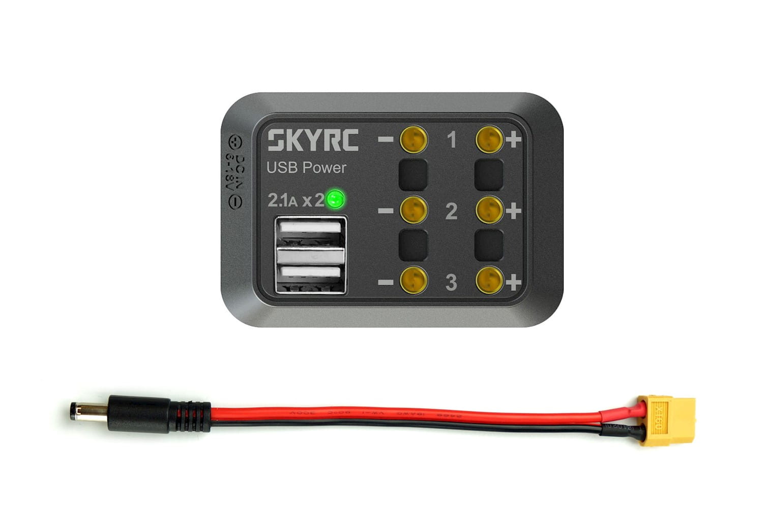 SkyRC Verteilerbox mit DC Stecker - RC-Zubehoer
