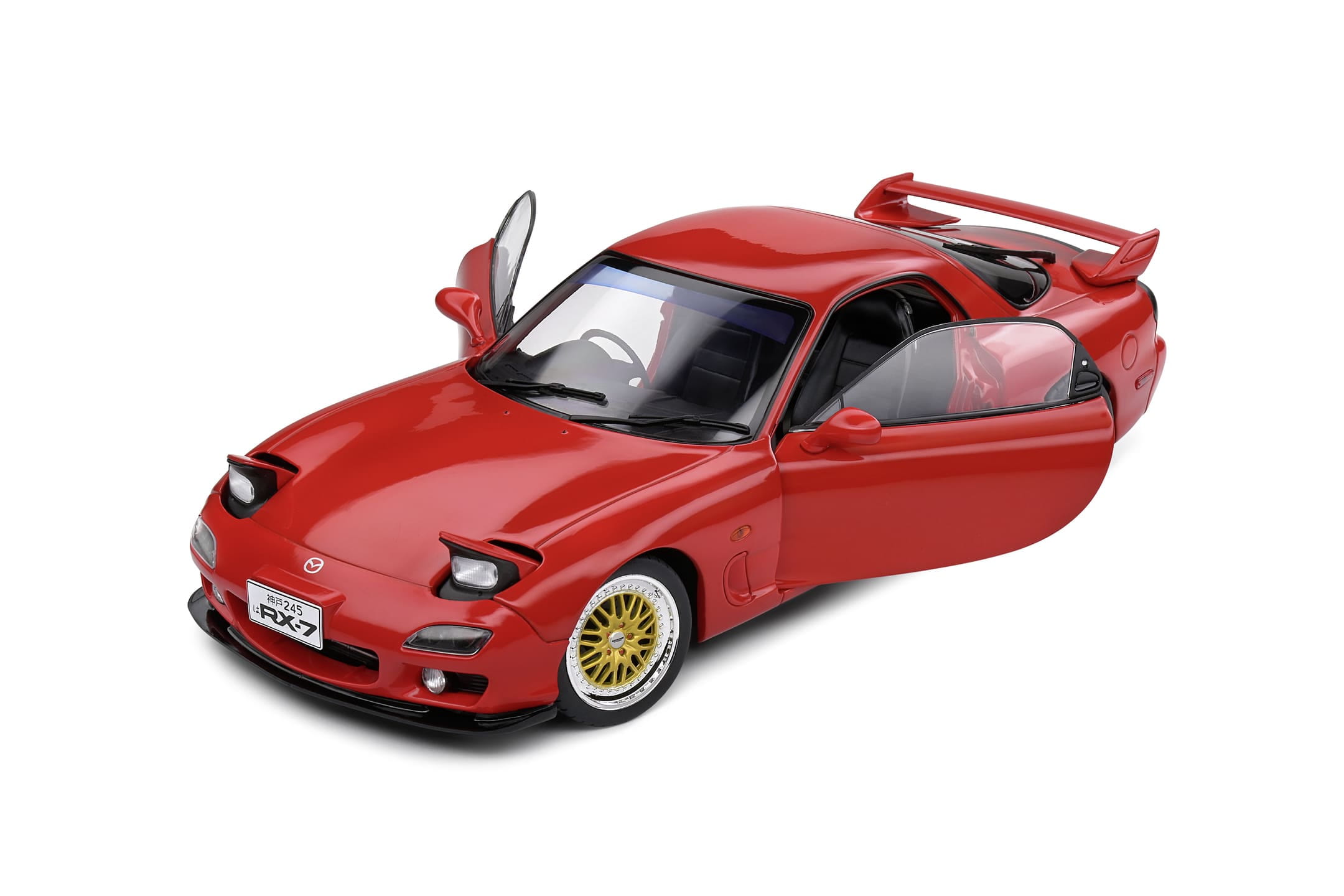 Mazda RX-7 FD3RS Modell 1_18 1994 in Vintage Red_ Die-cast_ bewegliche Tueren