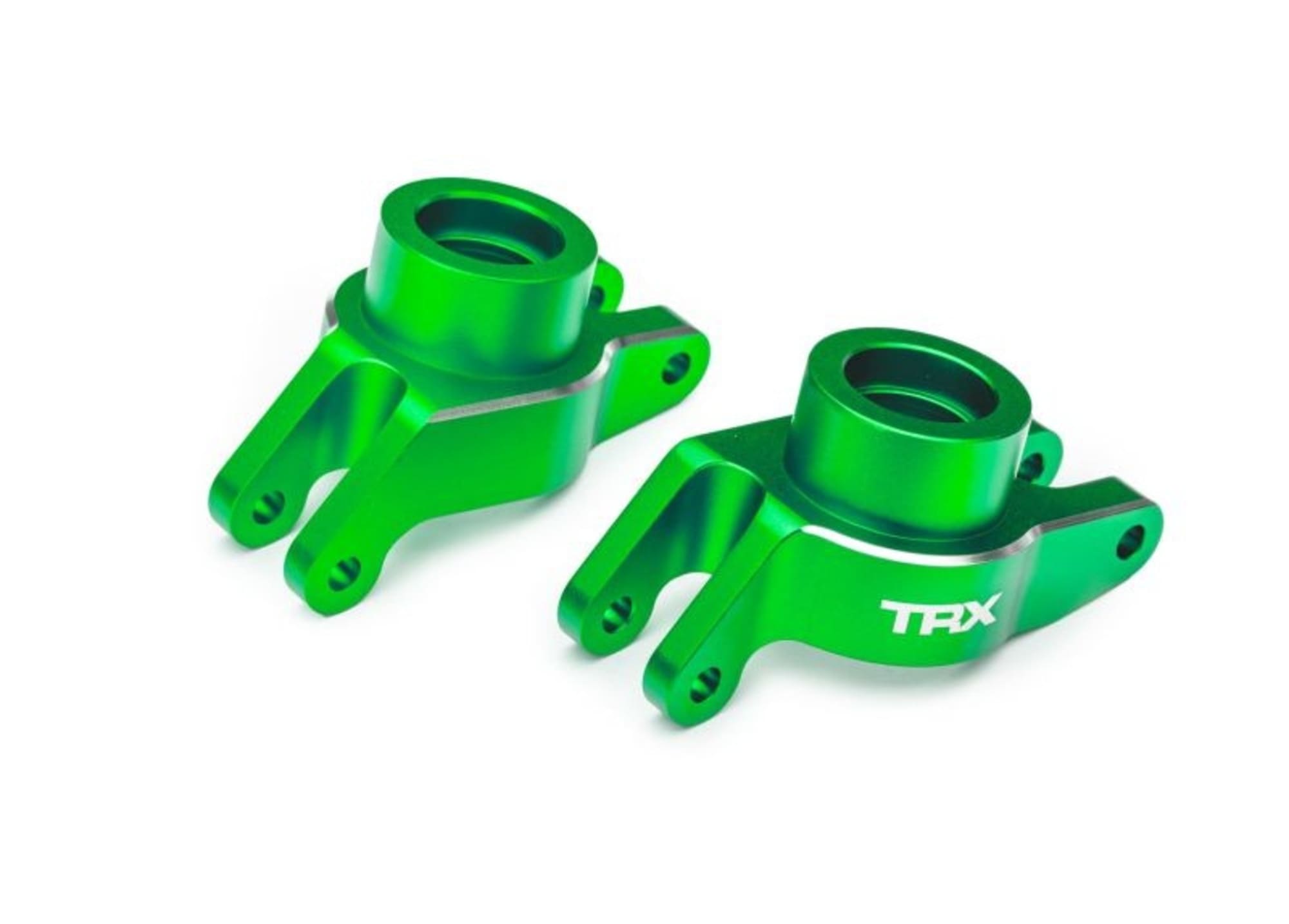 Traxxas Radtraeger hi Aluminium gruen _2_ fuer Maxx _ Maxx Slash fuer RC Modelle