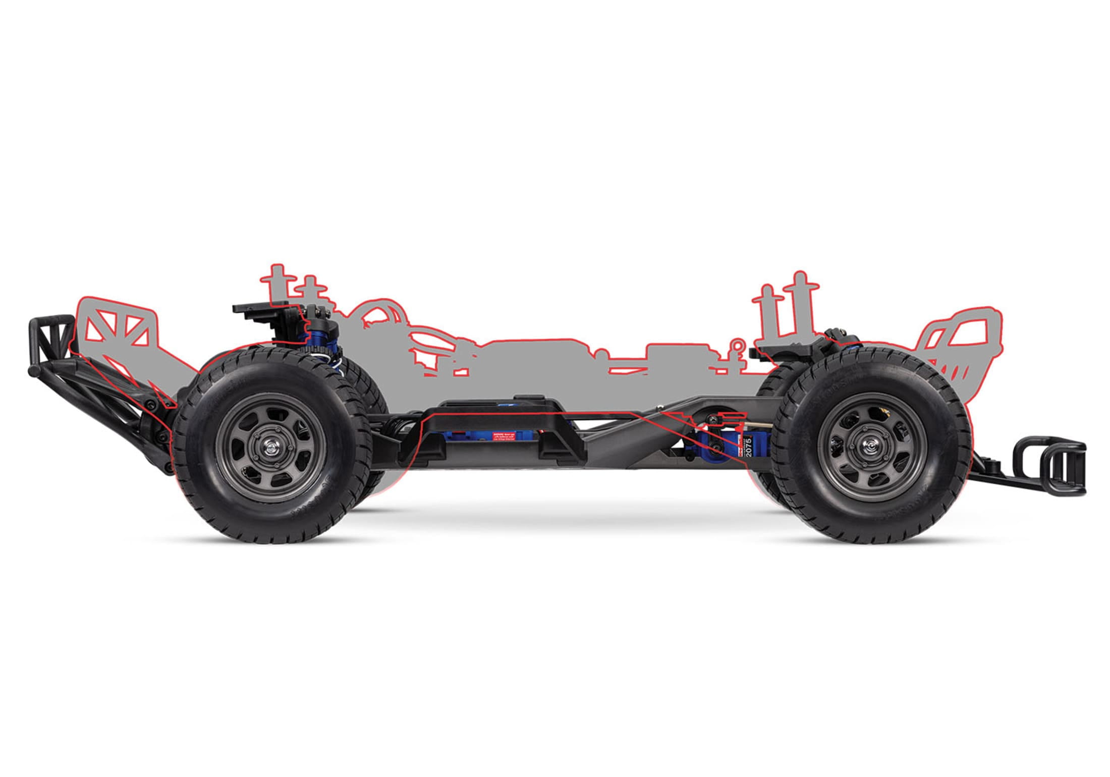 Traxxas RC Slash Mudboss Dirt Oval Racer 1-10 RTR Rot