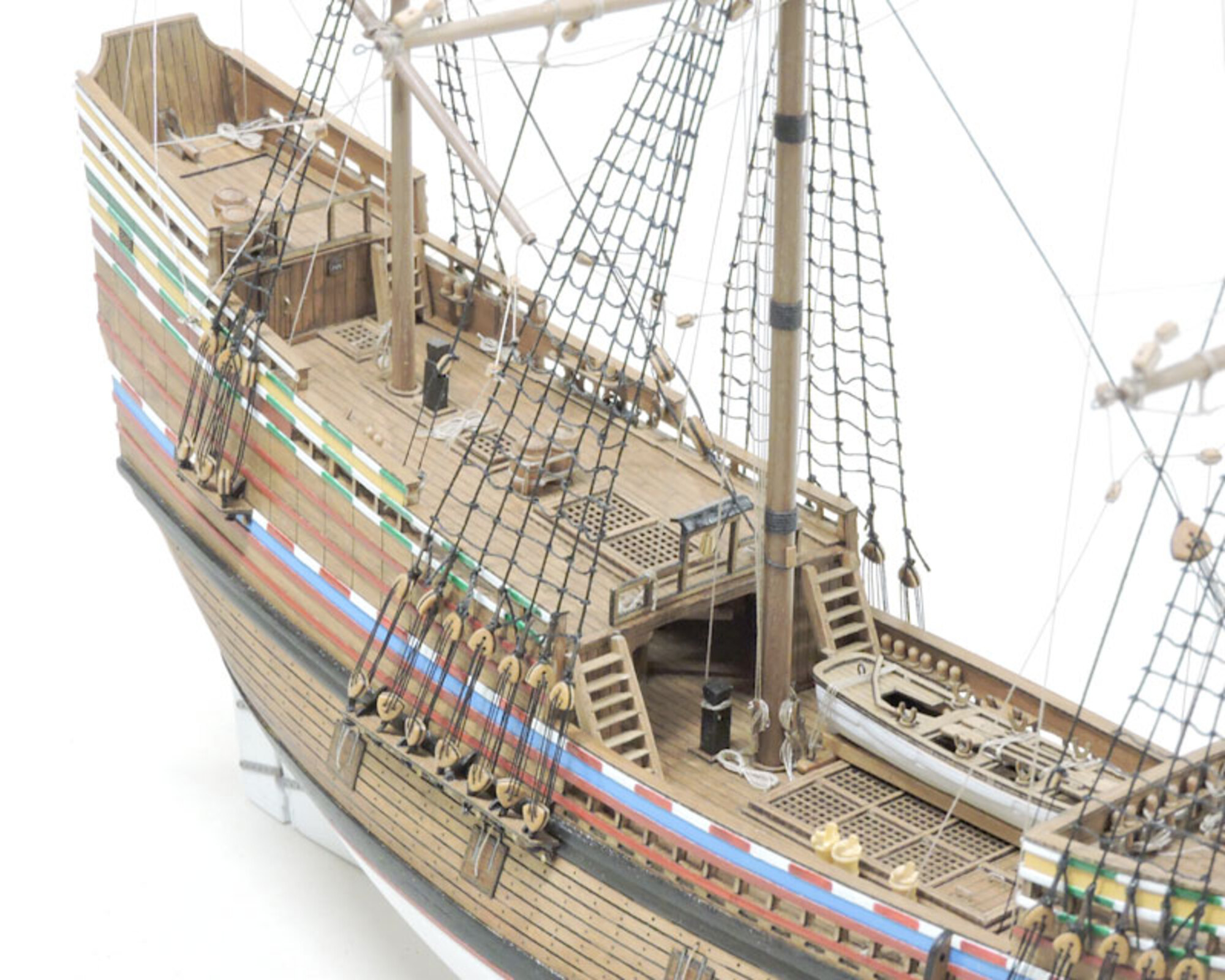 Mayflower Baukasten 1_64 - Historisches Modell der Pilgervaeter aus Holz