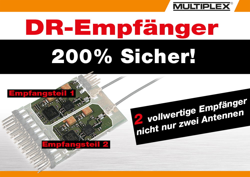 Multiplex Empfänger RX-9-DR SRXL16 M-Link
