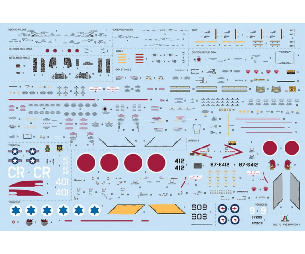 Italeri 1:48 F-4E Phantom II