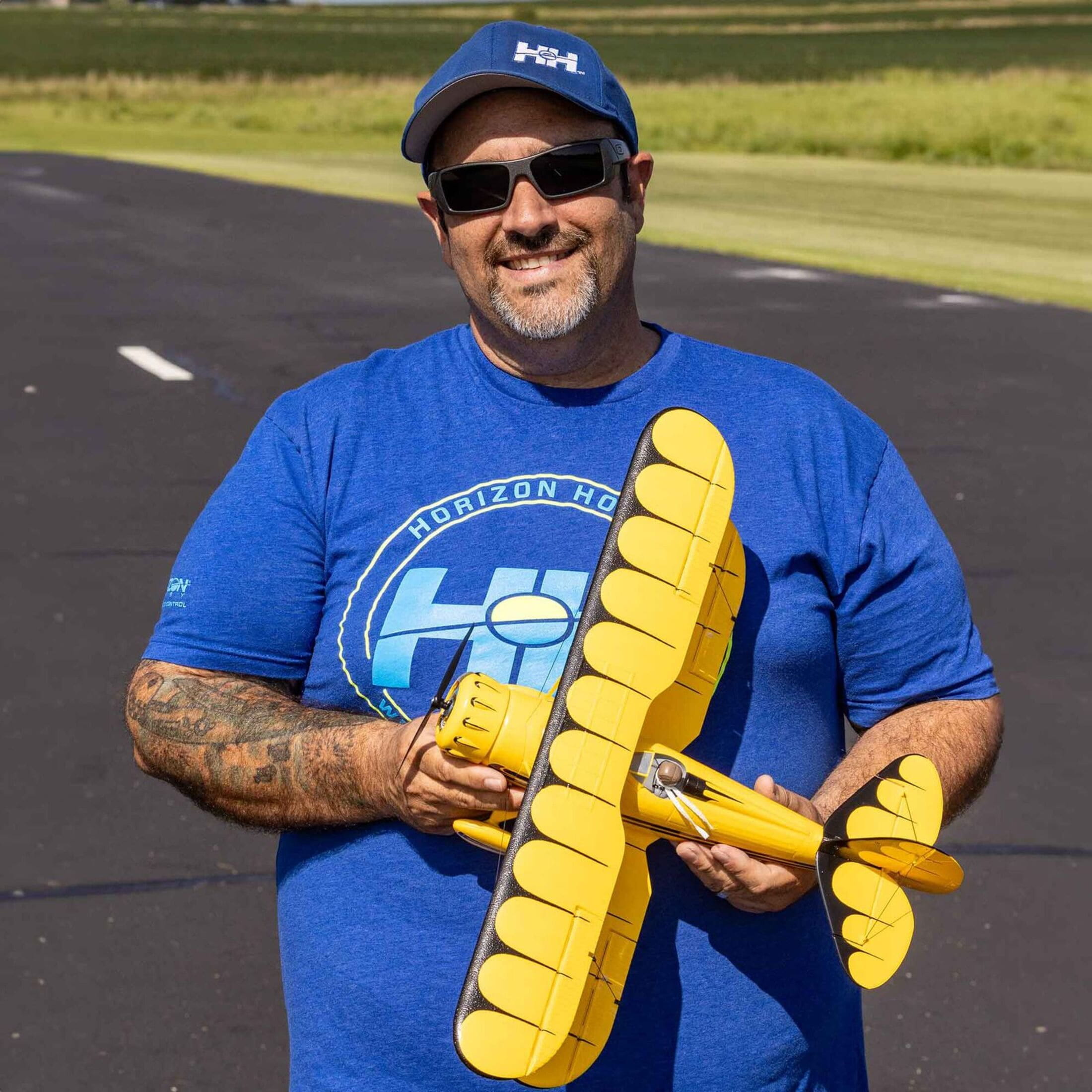 E-flite UMX WACO BNF Basic AS3X SAFE gelb e-flite-umx-waco-rc-flugzeug-weiss-bnf-basic-gelb-mit-safe-as3x
