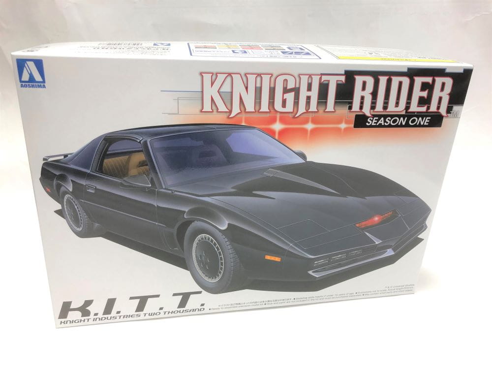 Aoshima Knight Rider KITT Modellauto 1 Season 1:24 Plasik Bausatz