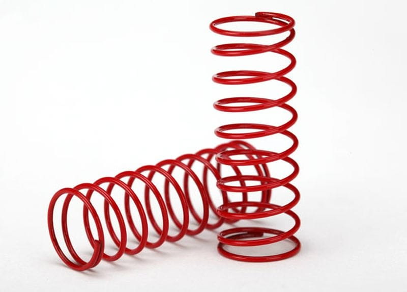 Traxxas Daempferfeder rot _0.314_ _2_ - RC-Zubehoer
