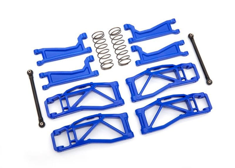 Traxxas Querlenker-Set WideMaxx blau Querlenker_ Spurstangen _Feder - RC-Zubehoer