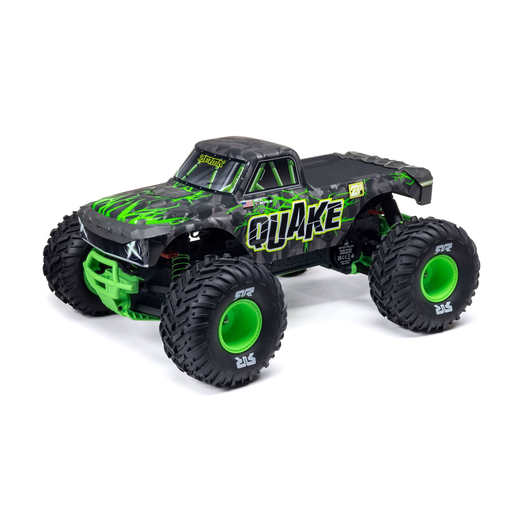 ARRMA QUAKE 223S DSC 2WD RTR Brushless Monster Truck in Gruen_