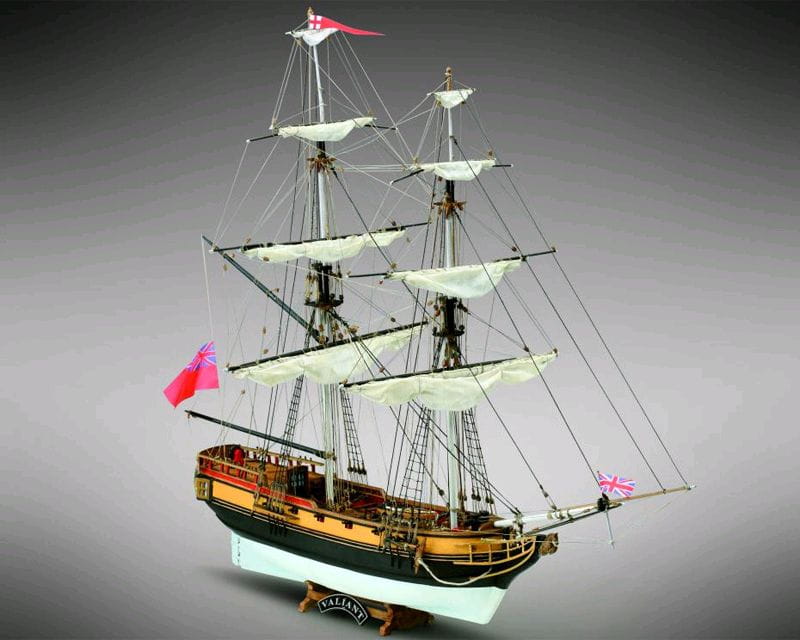 HMS Valiant Bausatz 1_66 von Mamoli_ britische Brig aus 1759_ Modellbau