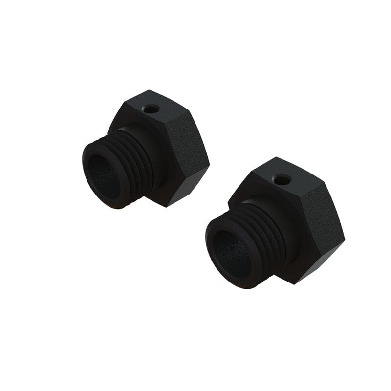 Arrma Aluminum Wheel Hex 17mm, 16.5mm Thick, Black (2) Arrma Aluminum Wheel Hex 17mm_ 16.5mm Thick_ Black _2_ - RC-Zubehoer