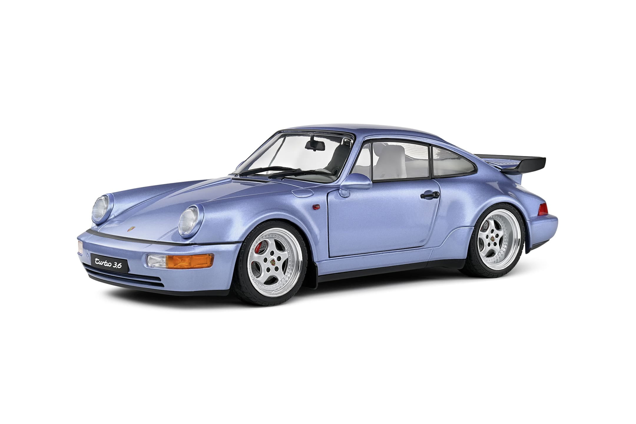 Solido Modellauto 1_18 Porsche 911 _964_ Turbo Horizon Blue 1990 - Detailgetreues Modell