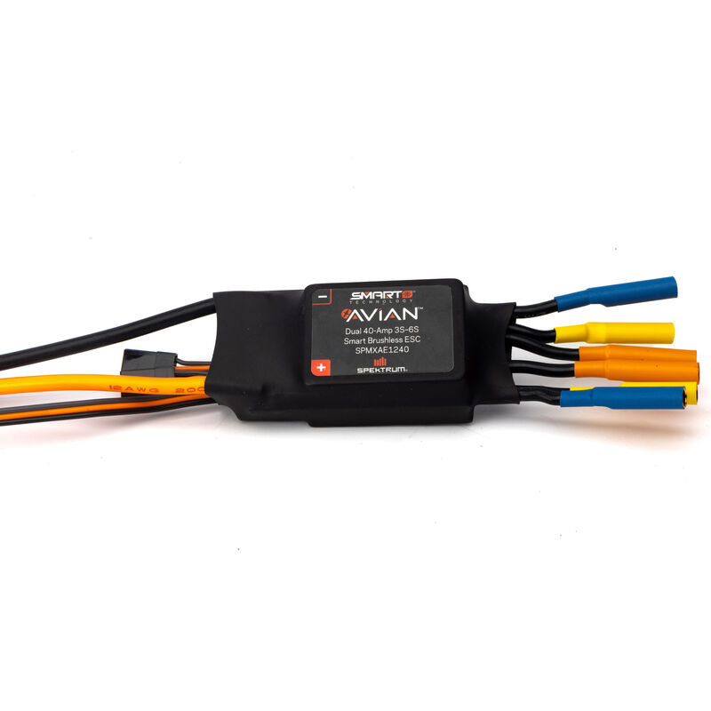 Spektrum Avian Regler Dual 40 Amp Brushless Smart ESC 3S - 6S