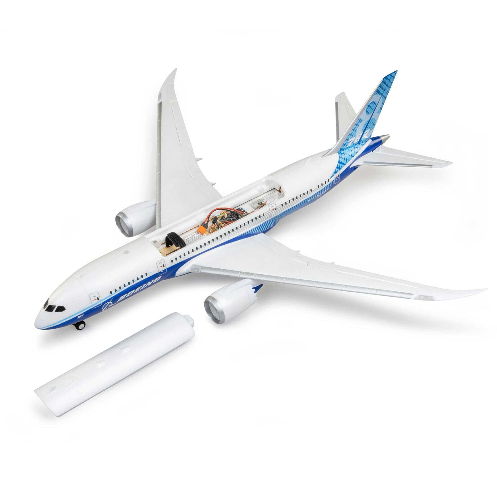 E-flite Micro Boeing 787-8 Dreamliner Twin 30 mm EDF BNF Basic mit AS3X und SAFE Select_ 715 mm Span