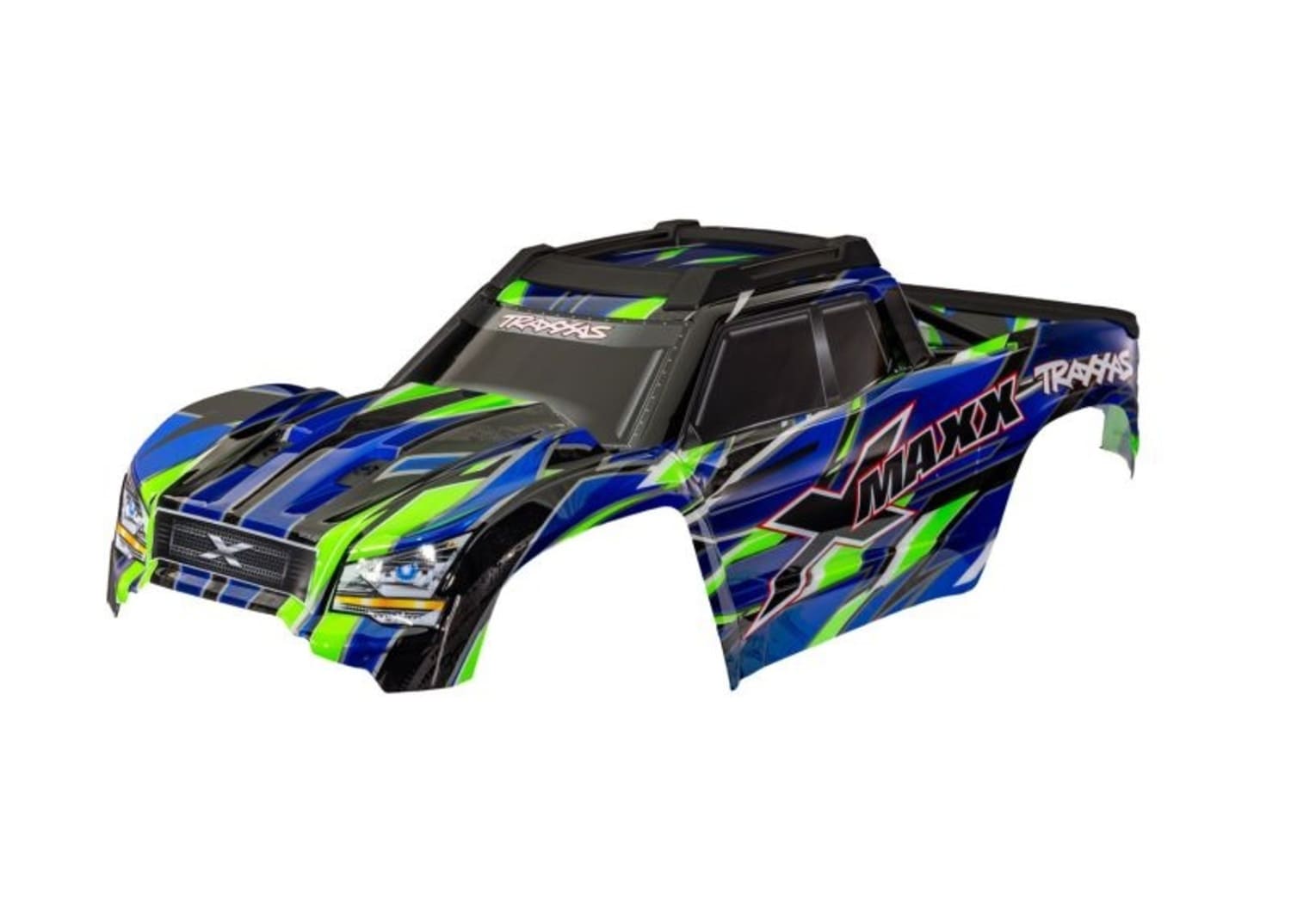 Traxxas Karosserie X-MAXX gruen komplett - RC-Zubehoer
