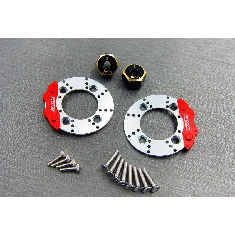 SAMIX Bremsscheiben _fuer SCX3-4012a_4012fs_ fuer Axial SCX10-3 - RC-Zubehoer