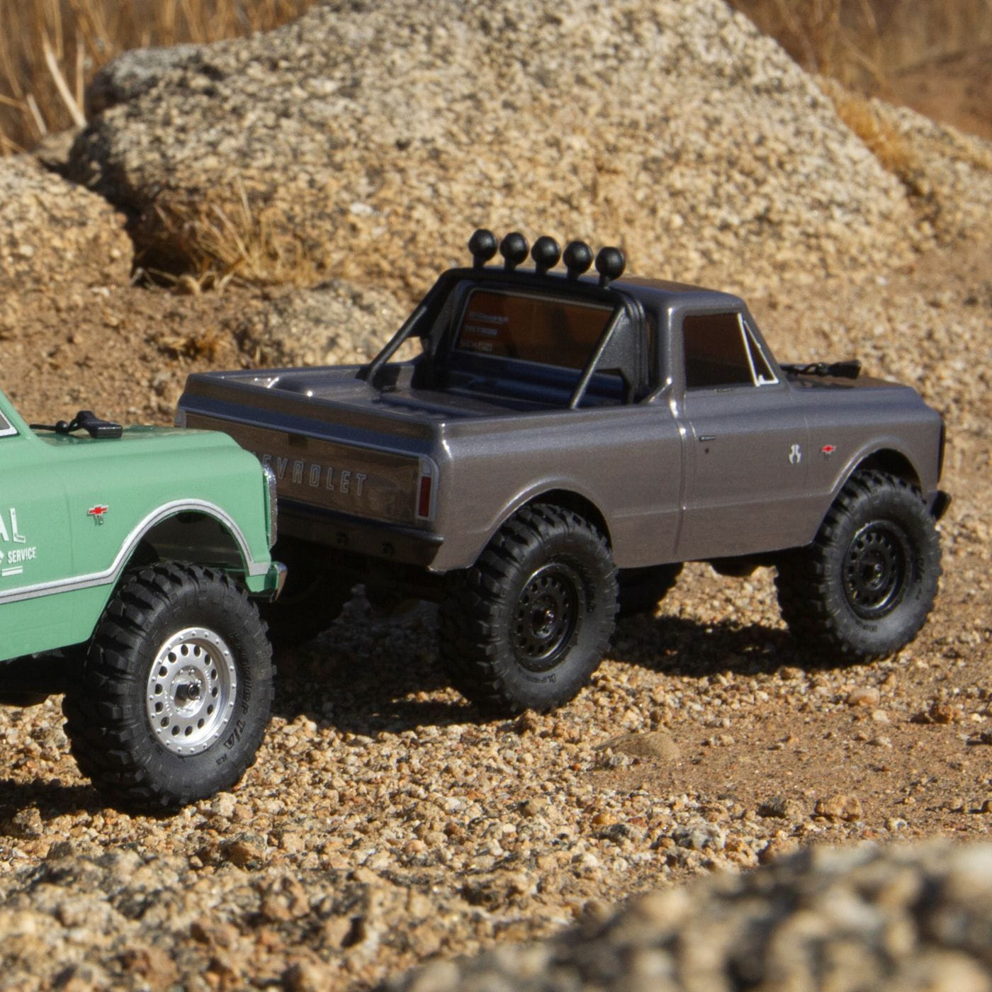 Axial RC Crawler 1:24 SCX24 Scale 1967 Chevrolet C10 Truck RTR Grau