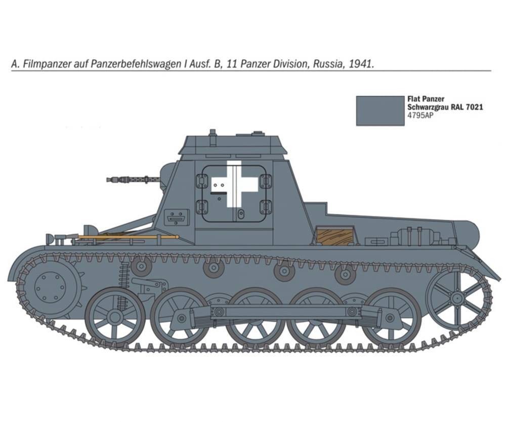 Italeri 1:72 Sd.Kfz 265 Kleine Panzerbefehlswag.