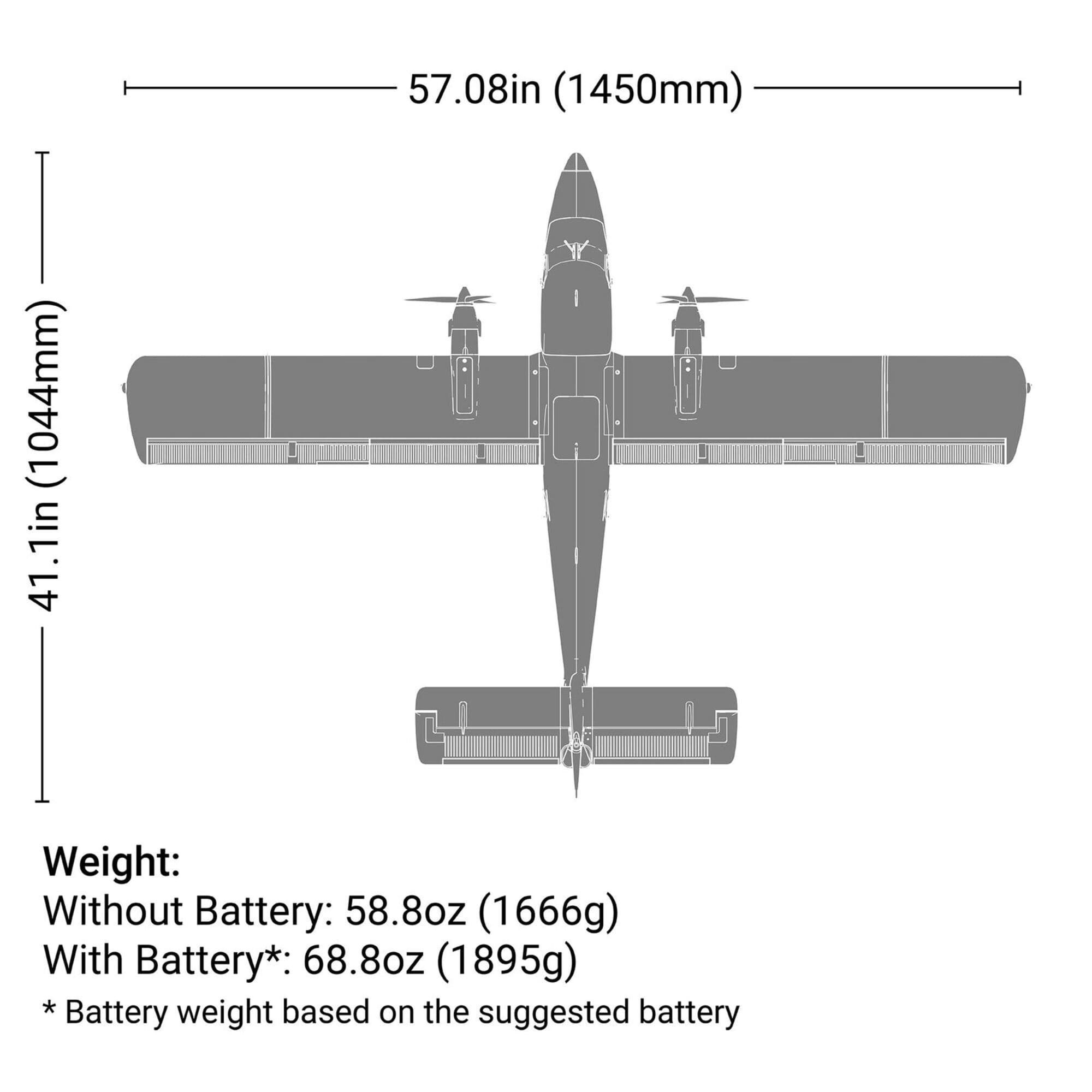 E-Flite Twin Otter 1_4m RC Flugzeug mit AS3X und SAFE Select