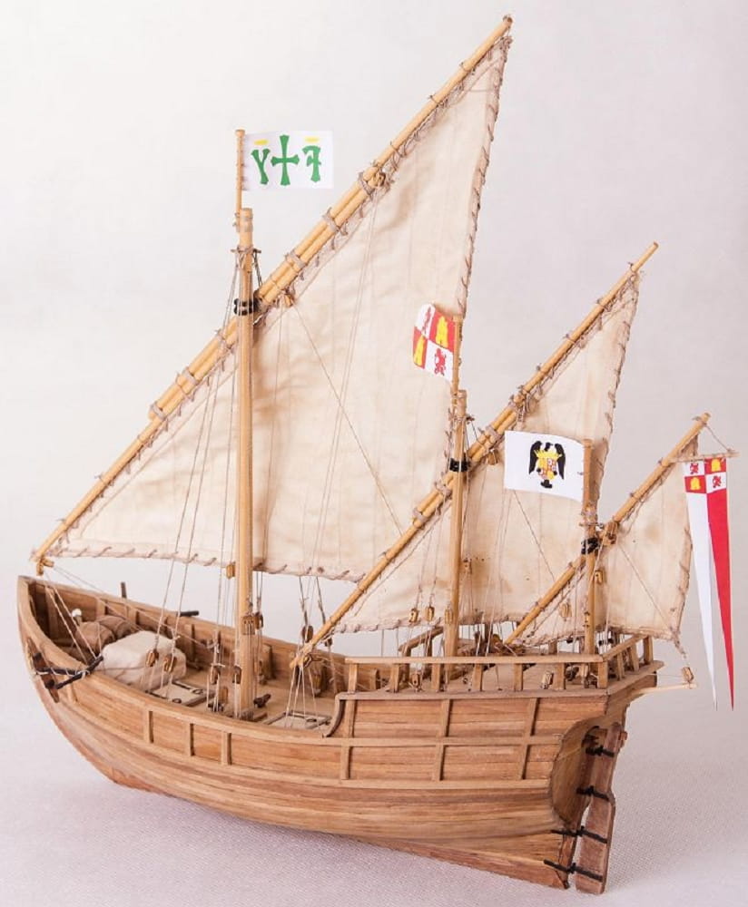 Krick Dusek Schiff Nina 1:72 Holz Baukasten