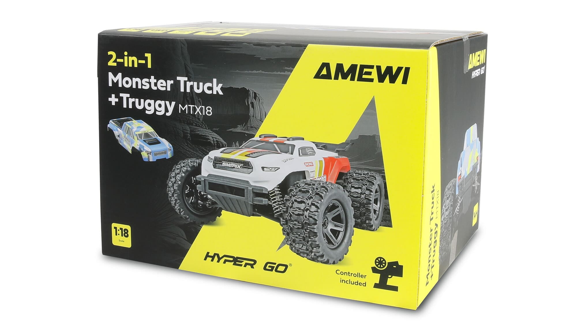 Amewi Hyper Go MTX18 RC Monstertruck Truggy 4WD 1_18