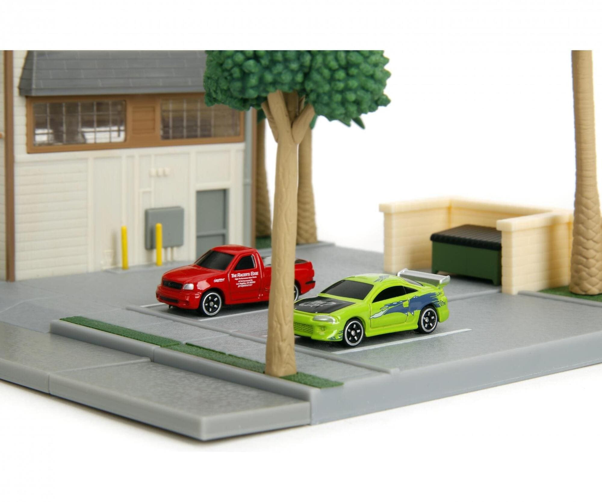 Jada Toys Fast _ Furious Toretto’s Cafe Nanoscene mit 2 Die-Cast Fahrzeugen